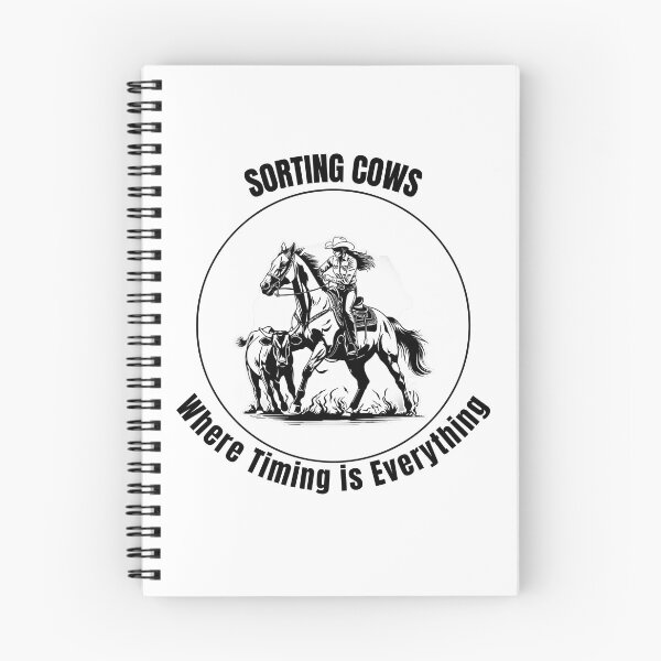 Item preview, Sorting Cows: Where Timing is Everything designed and sold by TeesbyAngela.