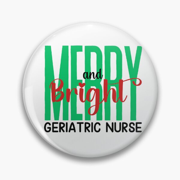 Item preview, Geriatric Nurse Merry and Bright (Holiday) designed and sold by Whackadoodletee.