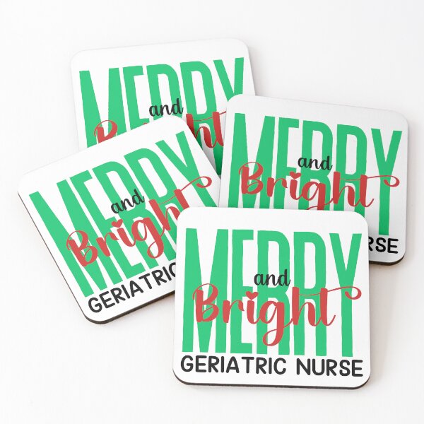 Item preview, Geriatric Nurse Merry and Bright (Holiday) designed and sold by Whackadoodletee.