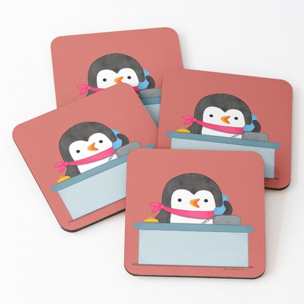 Artikelvorschau, Rezeptionistin Pinguin entworfen und verkauft von thepenguinsfamily.
