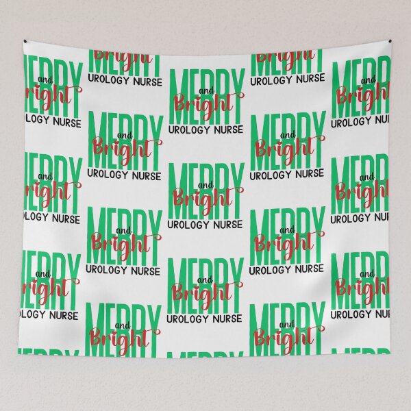 Item preview, Urology Nurse Merry and Bright (Holiday) designed and sold by Whackadoodletee.