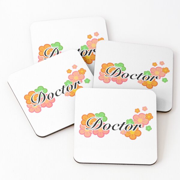 Item preview, Doctor Retro Flowers designed and sold by WeirdCreatureCo.