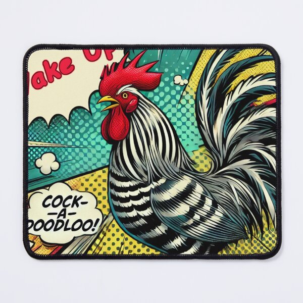 Item preview, Retro 50's Comic-Style Rooster designed and sold by PlasticAuto.