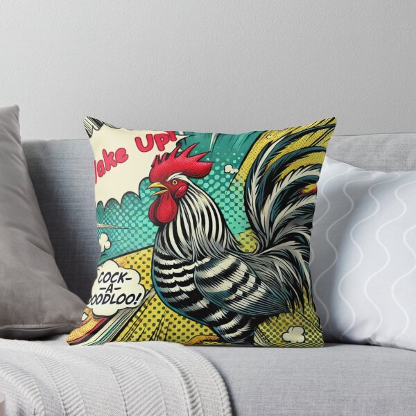 Item preview, Retro 50's Comic-Style Rooster designed and sold by PlasticAuto.