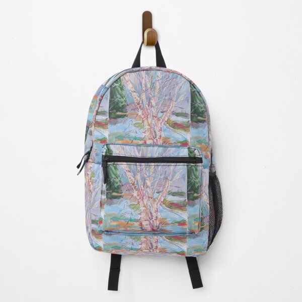 Item preview, Winter birch original acrylic painting designed and sold by K Mussack.