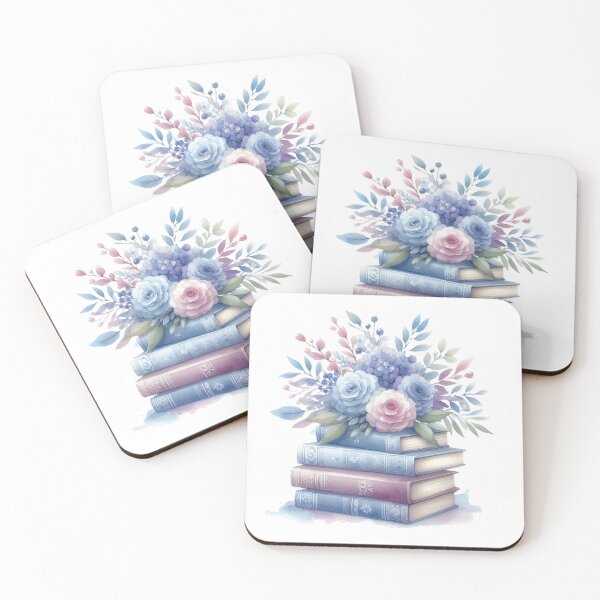 Item preview, Book Pile With Floral Topper designed and sold by Mermaid's Whimsy.