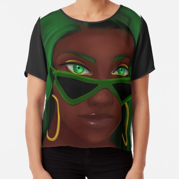 Redbubble chiffon top online