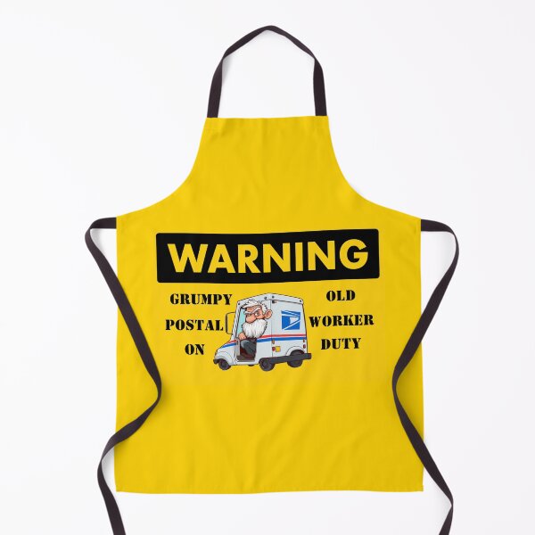 Item preview, Warning Grumpy Old Postal Worker On Duty designed and sold by Bigfoot T-Shirt Co..