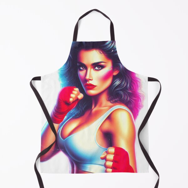 Item preview, Retro Fight Girl designed and sold by PulpVintage.