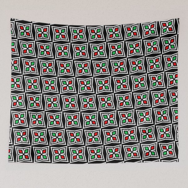 Item preview, Holiday Varying Color Diamond Flowing Colorful Christmas Cascade designed and sold by EvergreenMotifs.