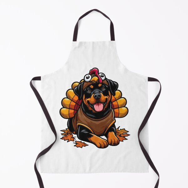 Item preview, Rottweiler Dog Thanksgiving designed and sold by doodIllustrate.