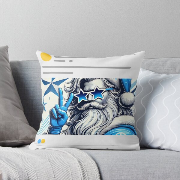 Item preview, Cool Santa Goes Viral - Modern Holiday Vibes designed and sold by ValenciaShark.