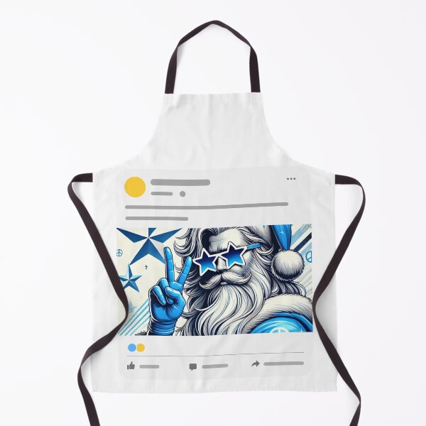Item preview, Cool Santa Goes Viral - Modern Holiday Vibes designed and sold by ValenciaShark.