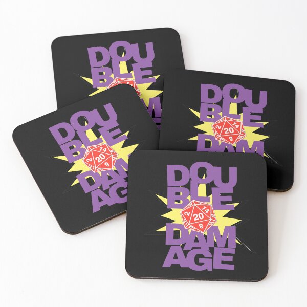 Item preview, Double Damage, D20 Dice designed and sold by dmr studio.