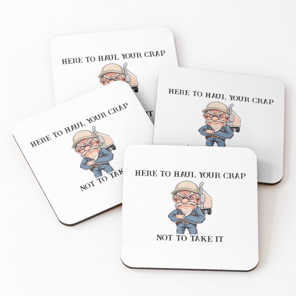 Item preview, Grumpy Old Trucker Here To Haul Your Crap designed and sold by Bigfoot T-Shirt Co..