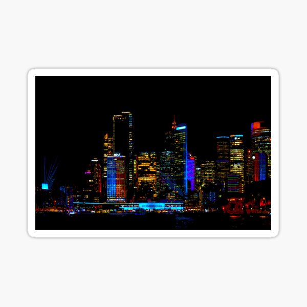 THE VIVID CITY | 2018 SYDNEY VIVID FESTIVAL | Sticker