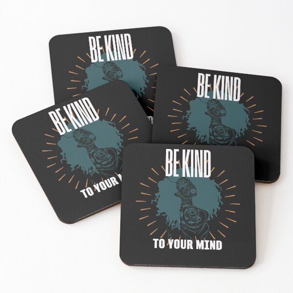 Item preview, Be Kind To Your Mind inspirational design, Lose Your Mind, positivity illustration, Embroidered designed and sold by LuxeGraphix.
