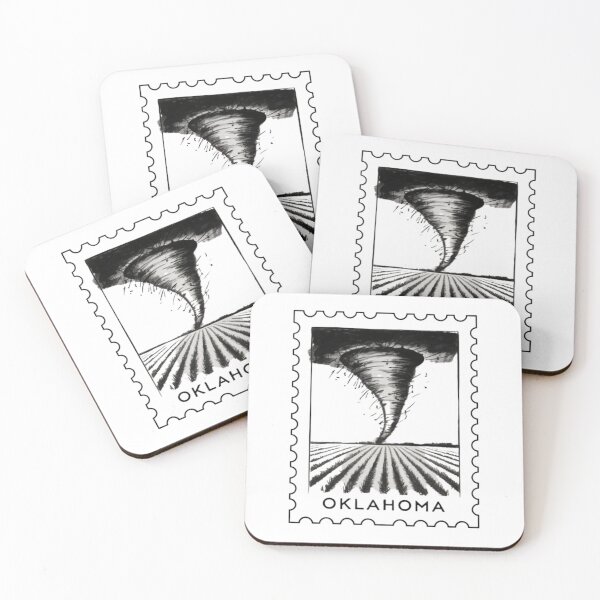 Item preview, Oklahoma Tornado Stamp designed and sold by lennonwilde.
