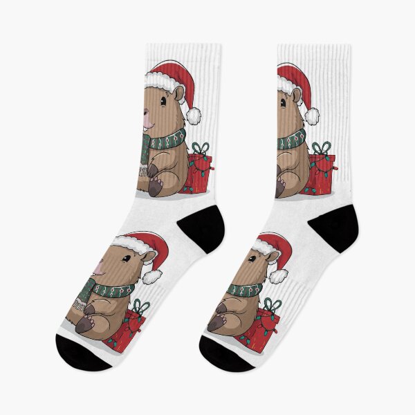 Item preview, Christmas Capybara designed and sold by Krasnovaovaova.