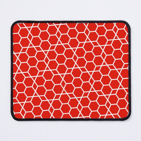 Item preview, Bicolor Geometric Hexagon Flower Star Holiday Hive Pattern designed and sold by EvergreenMotifs.