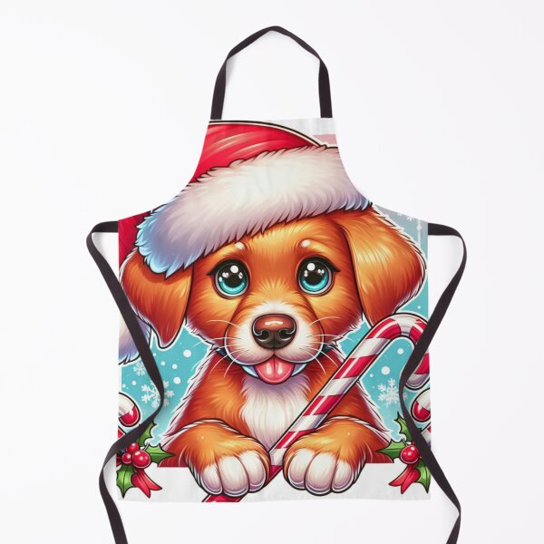 Item preview, Christmas Labrador Retriever in Santa Hat Candy Canes Holiday Dog Gift Santa designed and sold by andreab313.