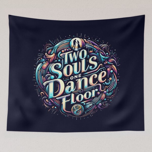 Item preview, Two Souls One Dance Floor, typography designed and sold by maxmaj.