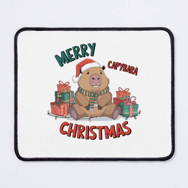 Item preview, Christmas Capybara designed and sold by Krasnovaovaova.