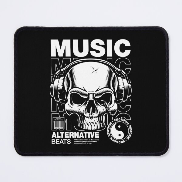 Item preview, Skull and Headphones Design: Perfect for Music-Loving Students designed and sold by Guerrilla-Dx.