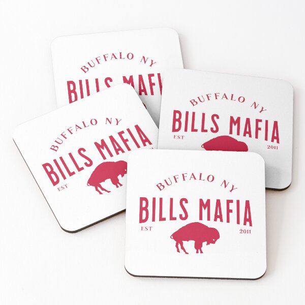Item preview, Bills Mafia standing buffalo in red designed and sold by DesignCollectiv.