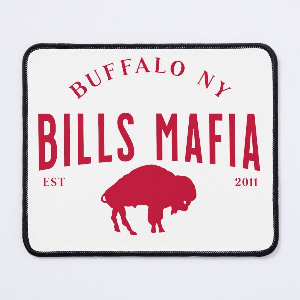 Item preview, Bills Mafia standing buffalo in red designed and sold by DesignCollectiv.