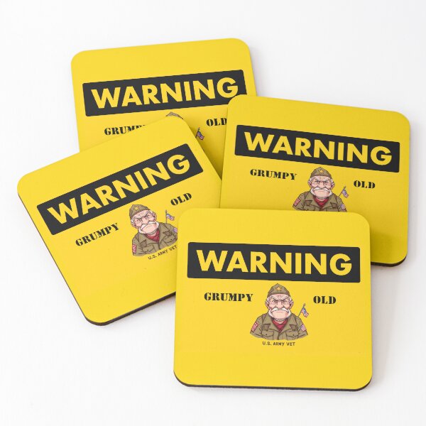Item preview, Warning Grumpy Old U.S. Army Vet  designed and sold by Bigfoot T-Shirt Co..