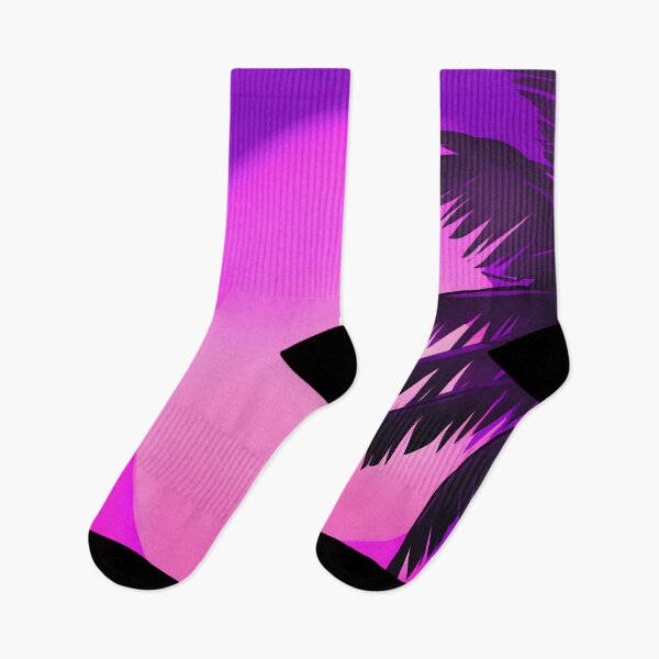 Item preview, Retro Sun and Palm Trees Hot Pink Purple AI Art designed and sold by Beachy.