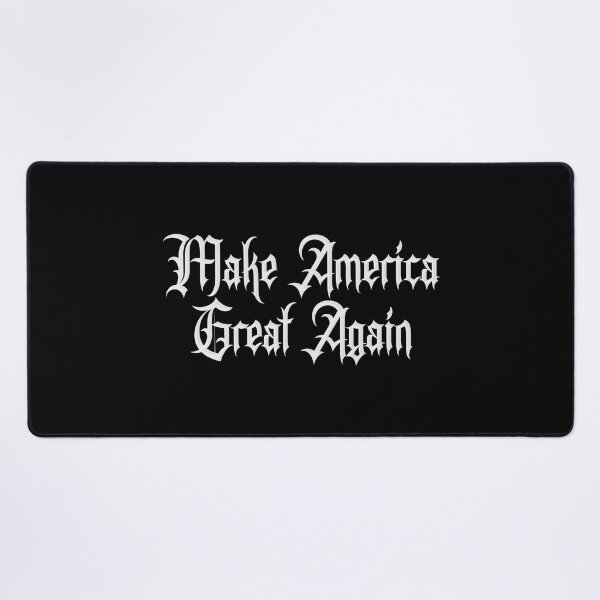 Item preview, Dark Gothic MAGA Trump Vance Elon 2024 USA I White Typography designed and sold by Kraaftwierk.