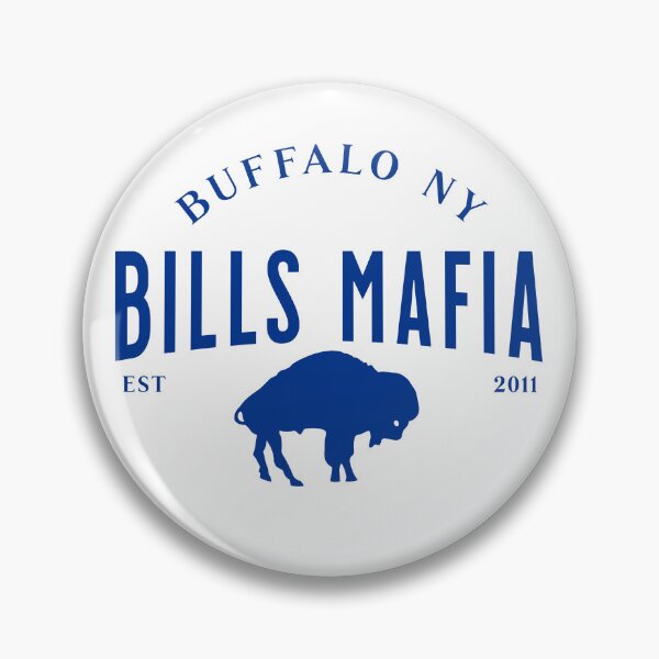 Item preview, Bills Mafia standing buffalo in blue designed and sold by DesignCollectiv.