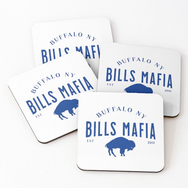 Item preview, Bills Mafia standing buffalo in blue designed and sold by DesignCollectiv.
