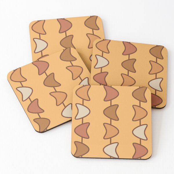 Item preview, Atomic Era Boomerangs Orange designed and sold by thepixelgarden.