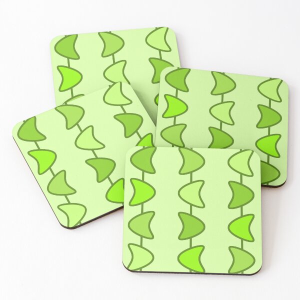 Item preview, Atomic Era Boomerangs Chartreuse designed and sold by thepixelgarden.