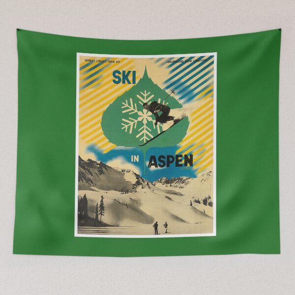 Item preview, Ski Aspen Colorado Travel and Tourism Advertising Print designed and sold by posterbobs.