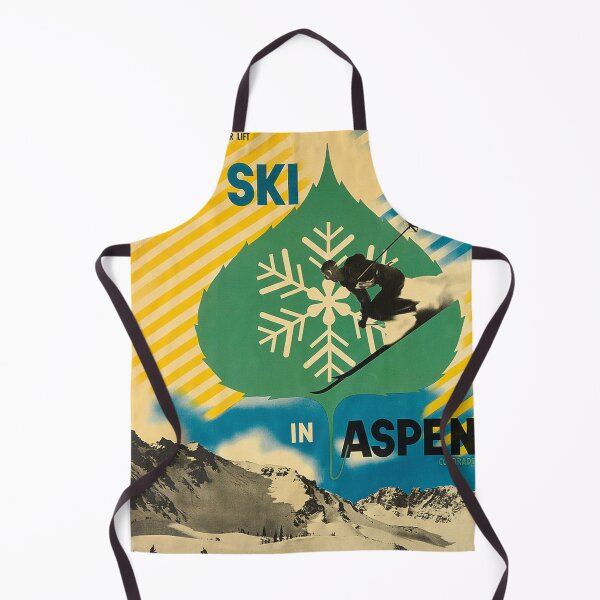 Artikelvorschau, Ski Aspen Colorado Reise- und Tourismuswerbung Druck entworfen und verkauft von posterbobs.