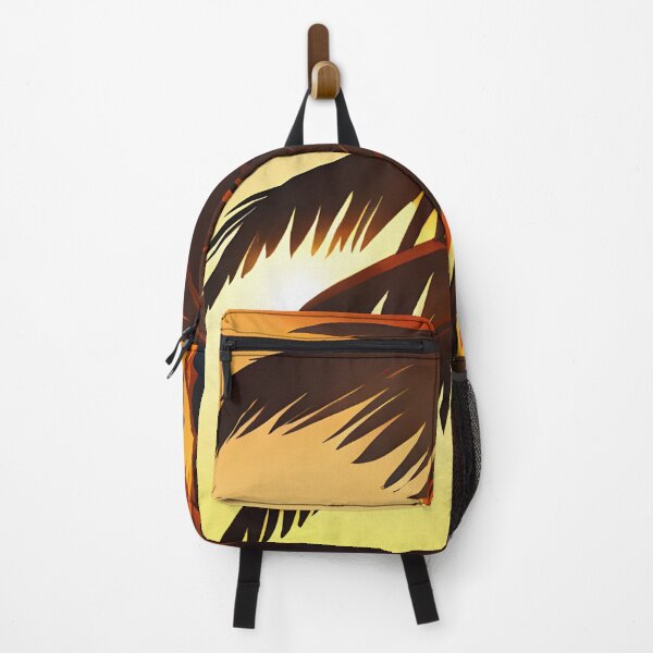 Item preview, Warm Tones Retro Sun and Palm Trees Beach Style AI Art 1 of 4 designed and sold by Beachy.