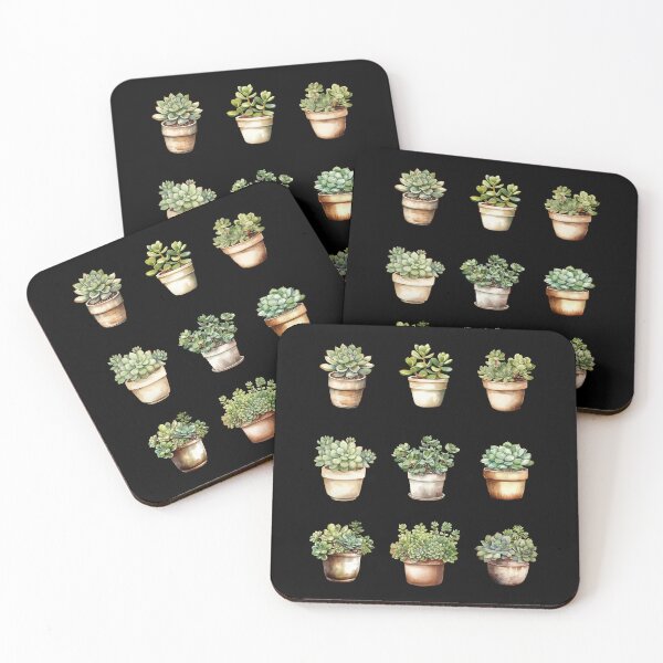 Item preview, Plant in a Pot Set - Watercolor - Plant Lovers designed and sold by patternjp.