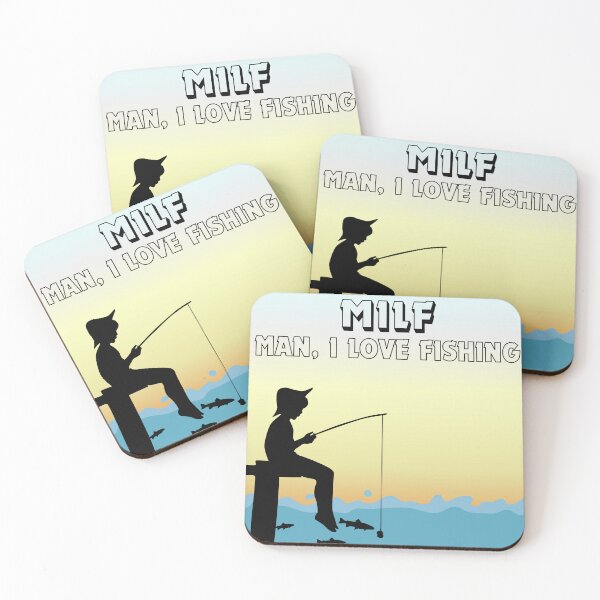 Item preview, Man, I love fishing designed and sold by Mushroom Patch Designs.