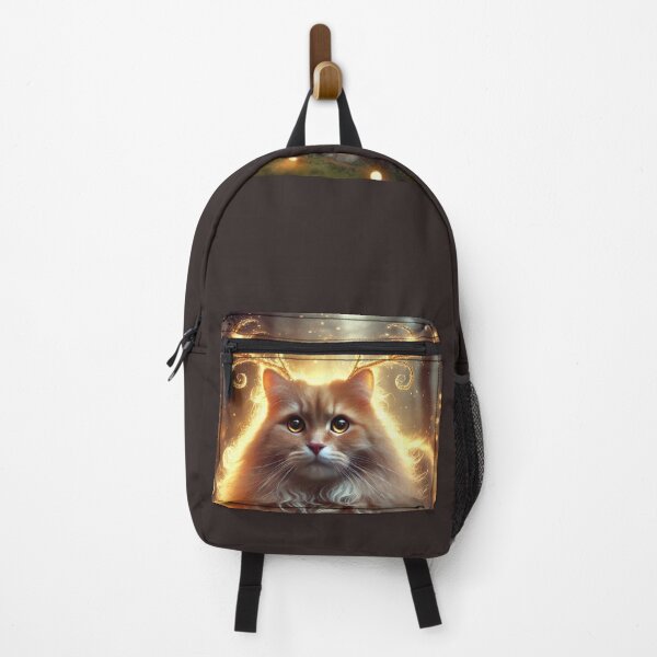 Item preview, Mystical Cat With Golden Antlers Crown designed and sold by Dream Bloom Gallery.