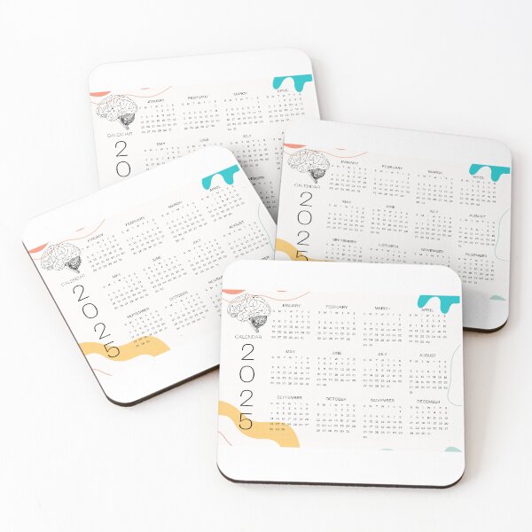 Item preview, neurological wall calendar designed and sold by Graphiniz.