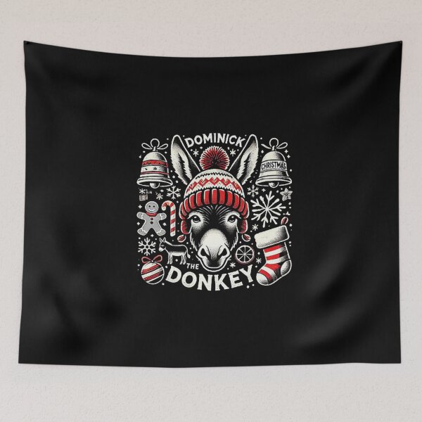 Item preview, Dominick the Donkey Christmas-Themed Artwork designed and sold by love3617.