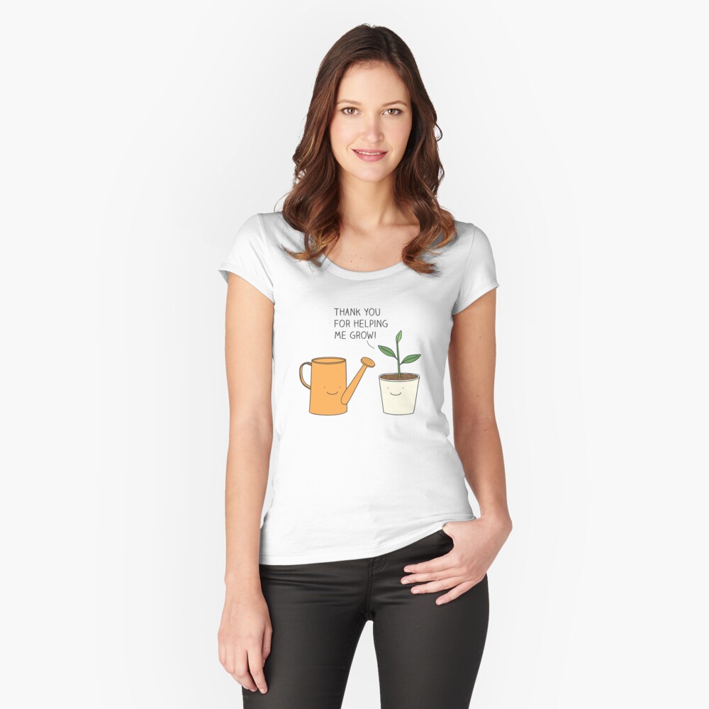 Item preview, Fitted Scoop T-Shirt designed and sold by Milkyprint.