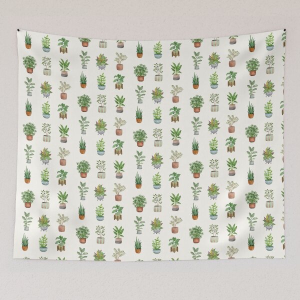 Item preview, House Plant Set - Watercolor - Plant Lovers designed and sold by patternjp.