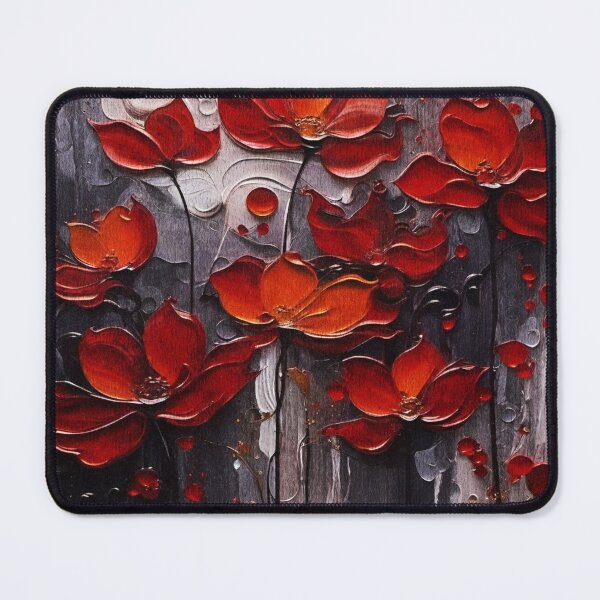 Item preview, Red Flowers in the Rain designed and sold by Ravenbluff.