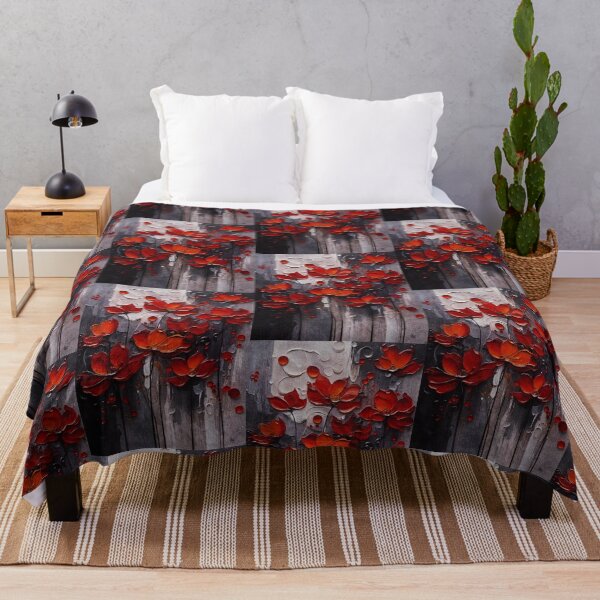 Item preview, Red Flowers in the Rain designed and sold by Ravenbluff.