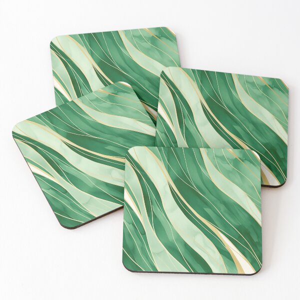 Item preview, Emerald Green Gold Marble Abstract  designed and sold by trajeado14.
